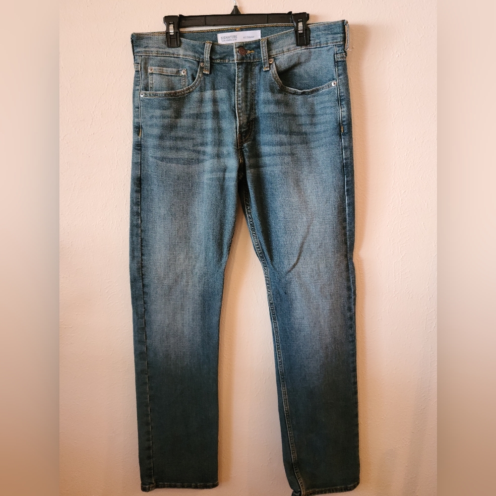 Levi Strauss Signature Men's Straight Fit Jeans